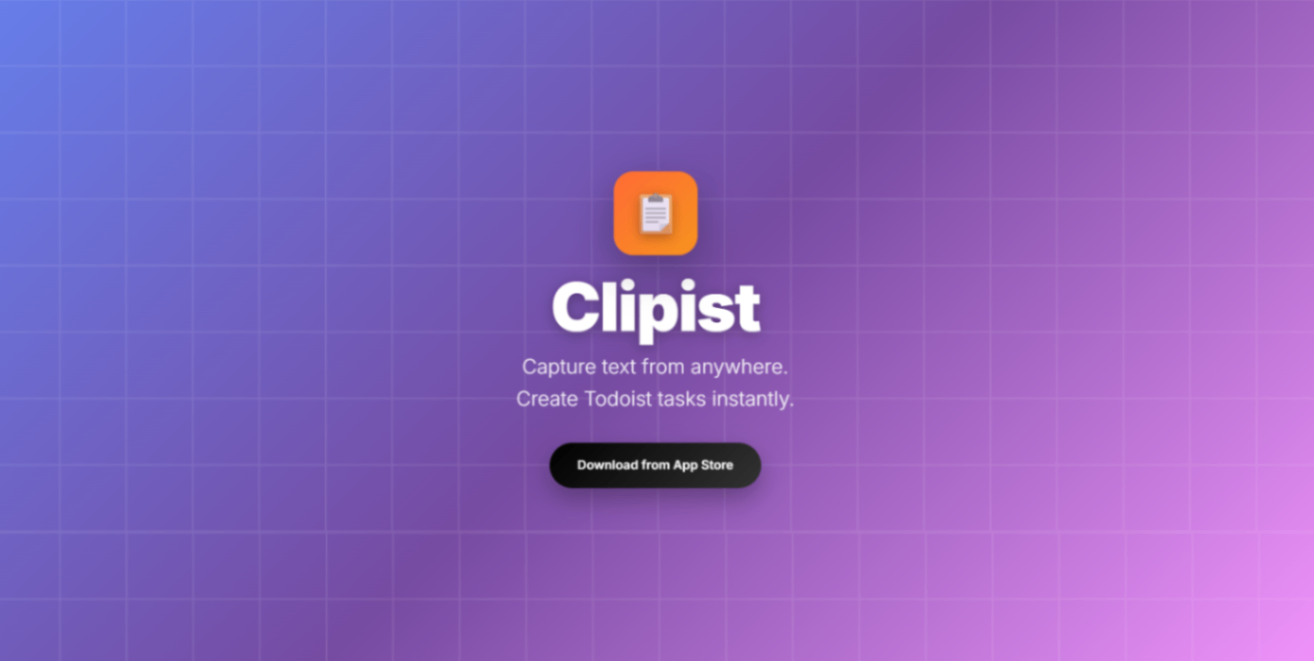 clipist screenshot and logo